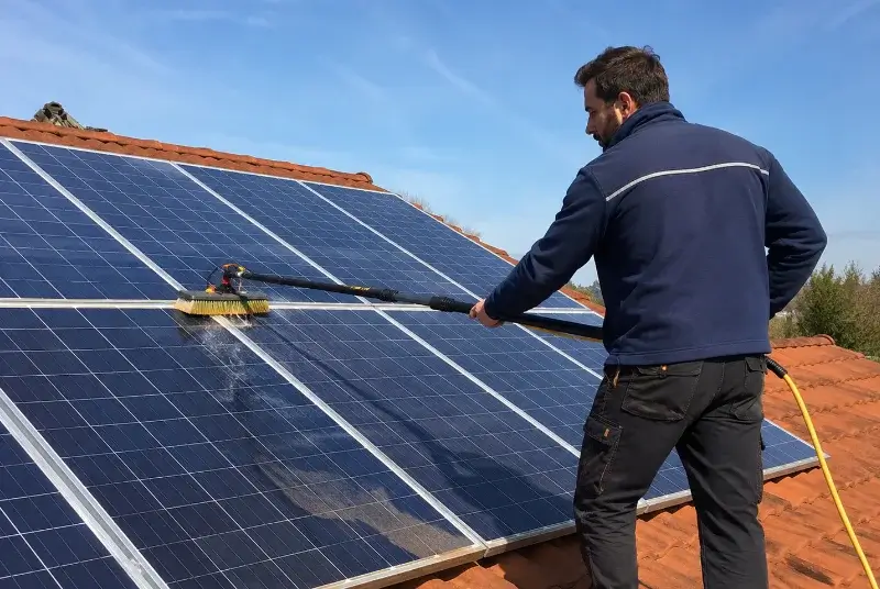 Nettoyage et entretien de panneaux solaires à Meylan